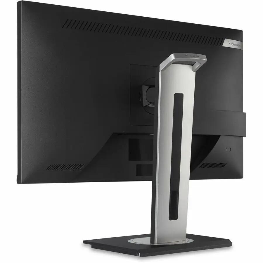 ViewSonic VG275 27-inch IPS Monitor on a silver aluminum stand