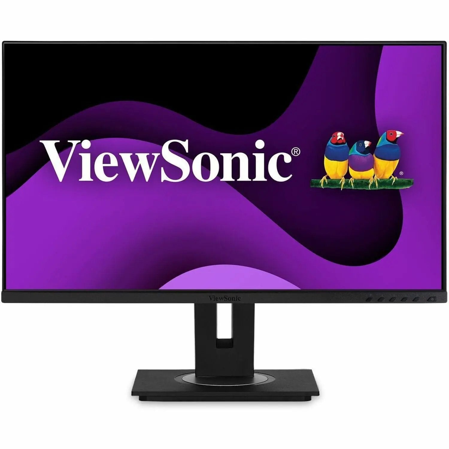 ViewSonic VG275 27-inch IPS computer monitor on a black stand