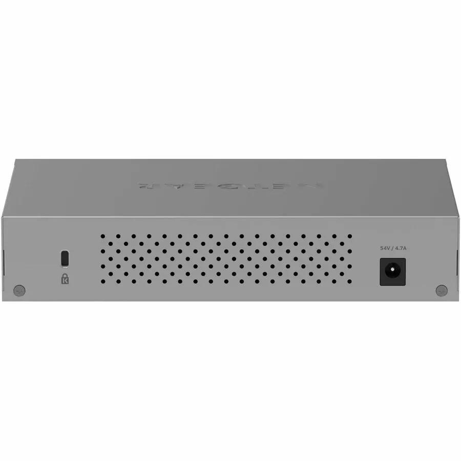 NETGEAR SmartSwitch 8PT 8-Port PoE switch in gray metal chassis