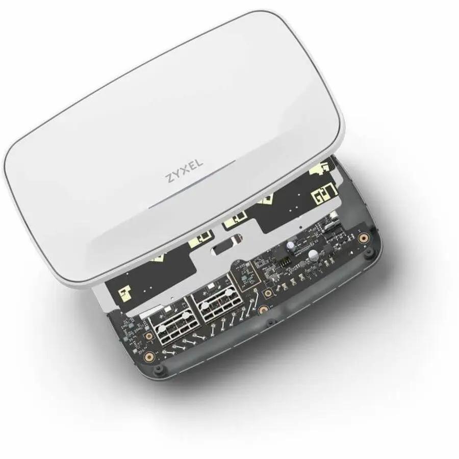 Zyxel WiFi 7 BE22000 Wireless MultiGig Pro Access Point | Tri-Band Operation | Smart Antenna |10G Uplink | Mesh |Cloud, App, Direct or Controller Mgmt | POE++ | Nebula Pro Pack | WBE660S
