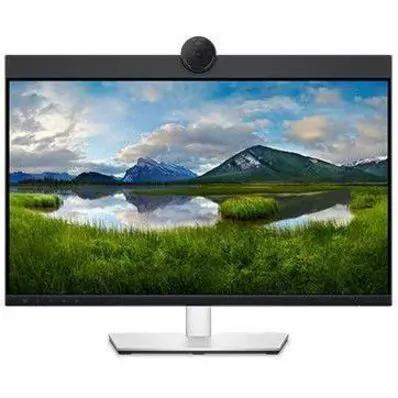 Dell P2424HEB 24-inch Full HD monitor with built-in webcam and silver stand