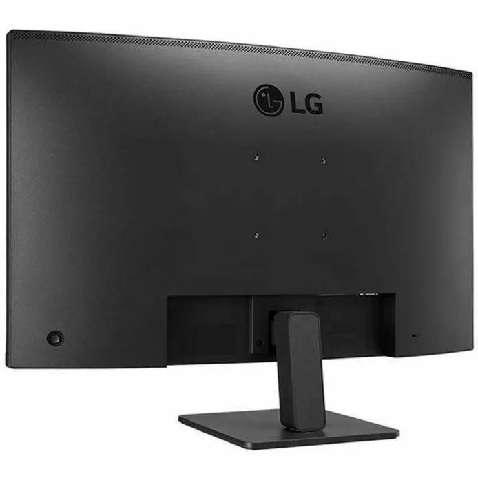 LG 32BR50C 32-inch FHD curved monitor back view in matte black