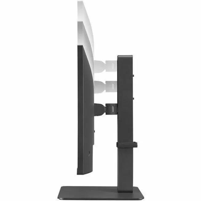 LG 32BR50C 31.5-inch 1080p FHD curved LCD monitor on black stand