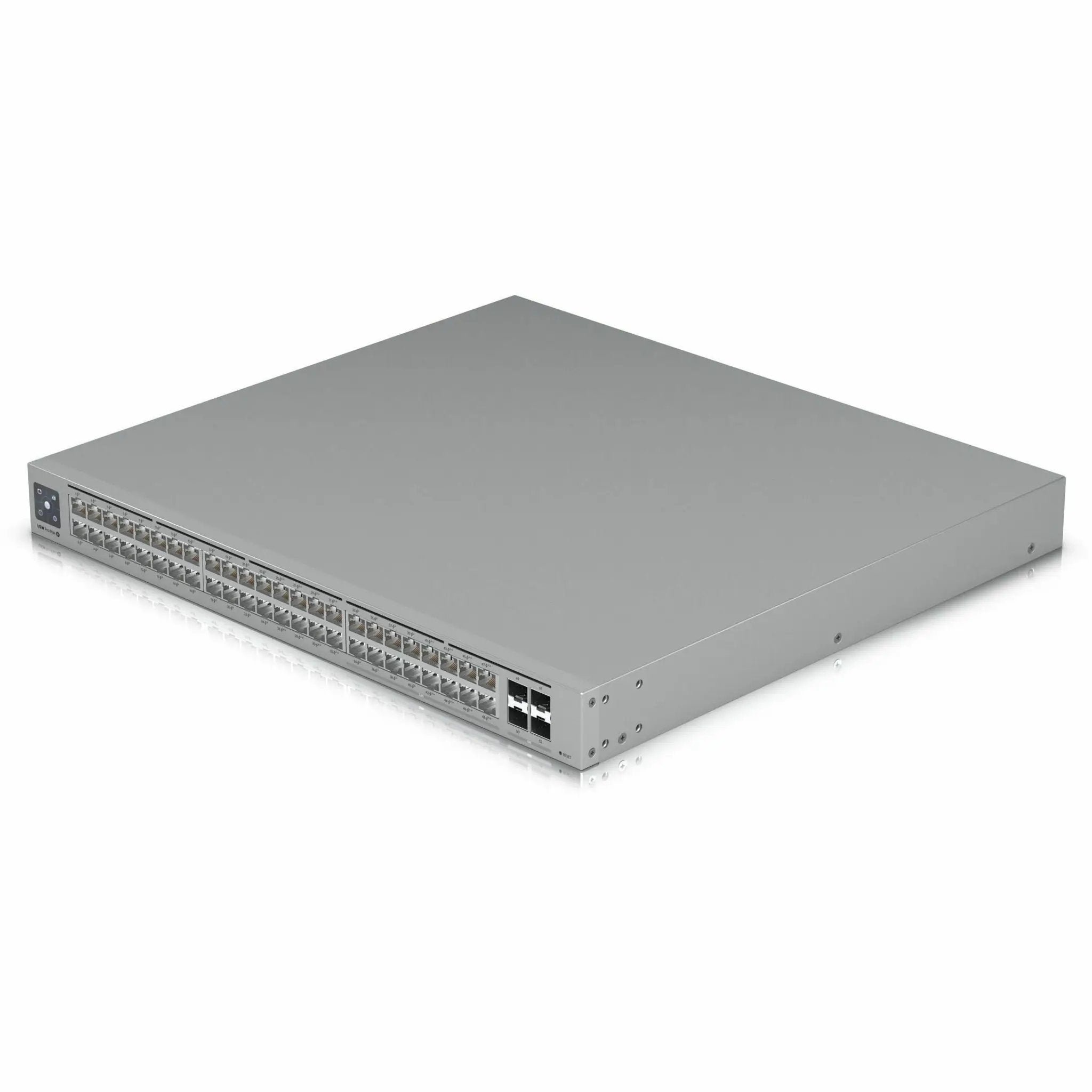 Ubiquiti UniFi Pro 48Port PoE Managed Switch, silver metal rack-mount unit