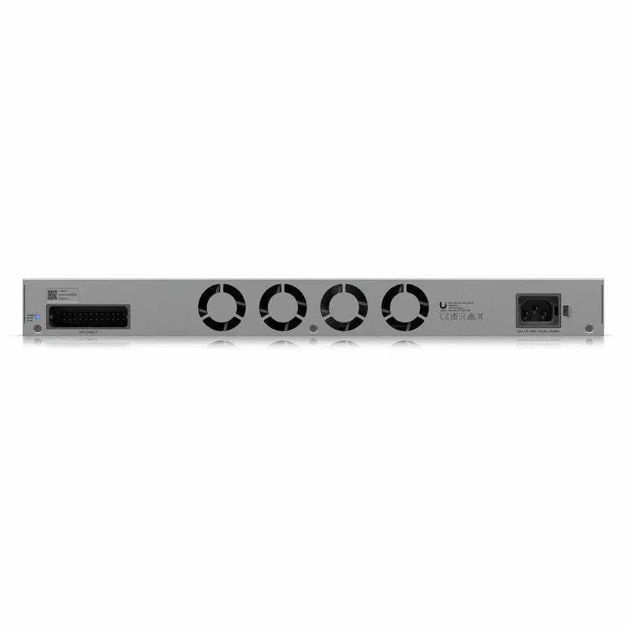 Ubiquiti UniFi Pro 48-Port PoE managed switch with 4 cooling fans.