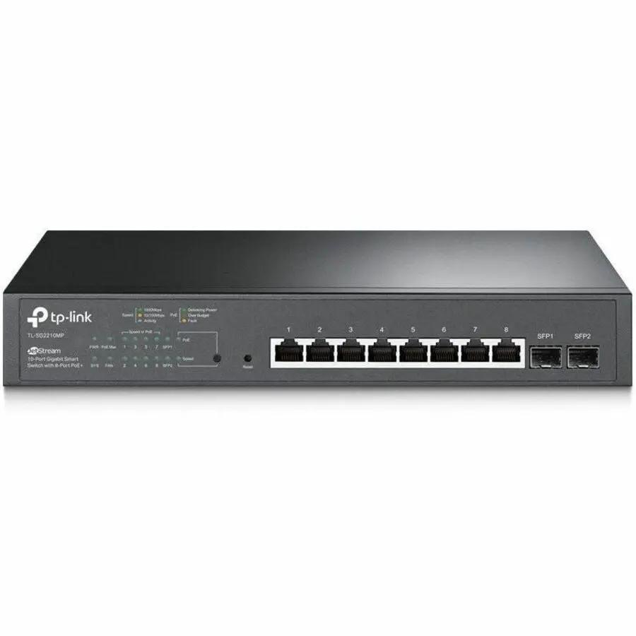 TP-Link Omada 10-Port Gigabit PoE+ Switch with dual SFP uplink ports