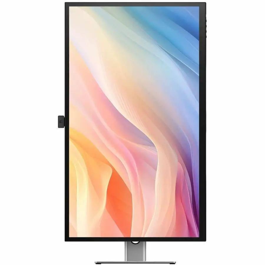Alogic Clarity 32-inch 4K USB-C hub monitor with slim black bezel and silver stand
