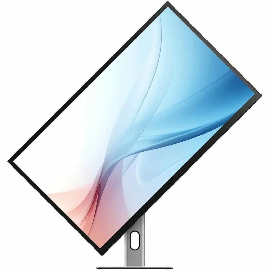 Alogic Clarity 32-inch 4K UHD monitor with slim black bezel and metal stand.