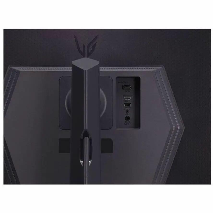LG 27GR75QB-B 27-inch gaming monitor rear port panel