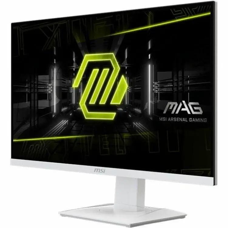 MSI MAG 274QRFW 27-inch WQHD 180Hz gaming monitor on white stand