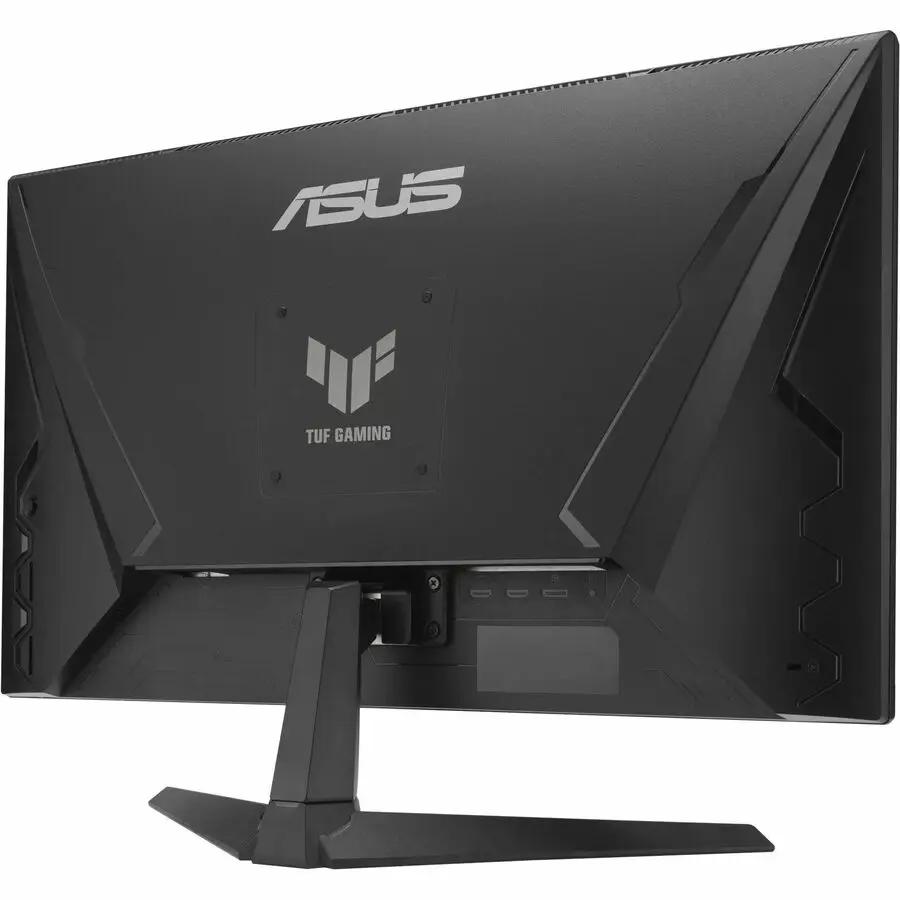 ASUS TUF VG259Q3A 25-inch gaming monitor, black, rear view with TUF Gaming logo.