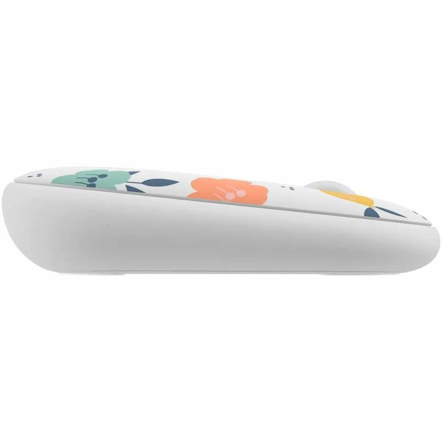 Logitech M340 Wireless Mouse with Limited Edition Prints, USB Receiver and Silent Clicks, Portable Wireless Mouse for Laptop, PC, Windows, Chrome, Surface, Floral Bouquet