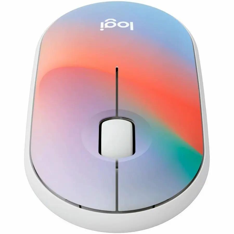 Logitech M340 Wireless Mouse with Limited Edition Prints, USB Receiver and Silent Clicks, Portable Wireless Mouse for Laptop, PC, Windows, Chrome, Surface, Sheer Dream