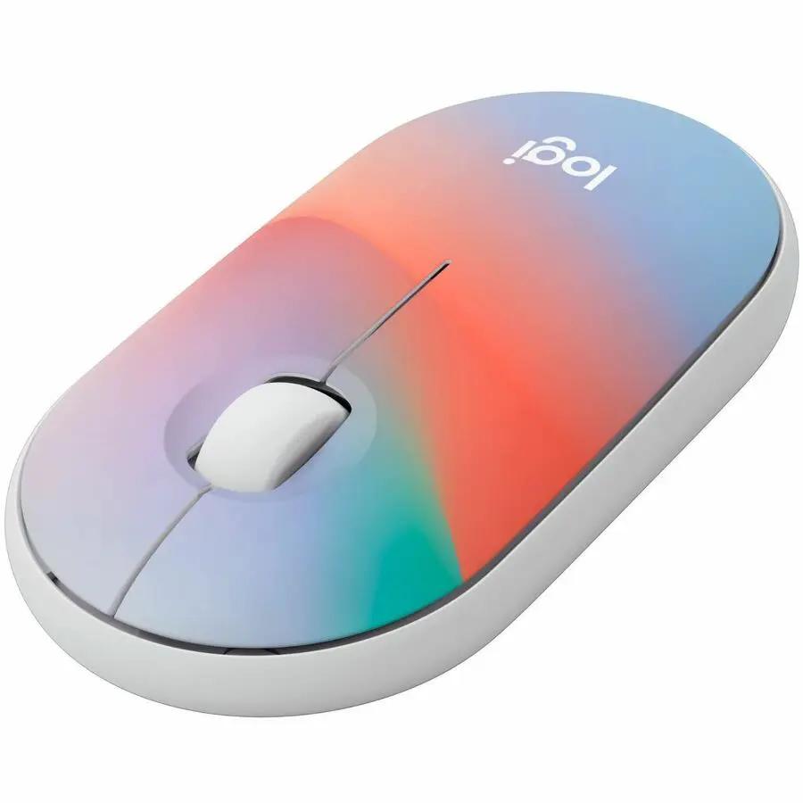 Logitech M340 Wireless Mouse with Limited Edition Prints, USB Receiver and Silent Clicks, Portable Wireless Mouse for Laptop, PC, Windows, Chrome, Surface, Sheer Dream