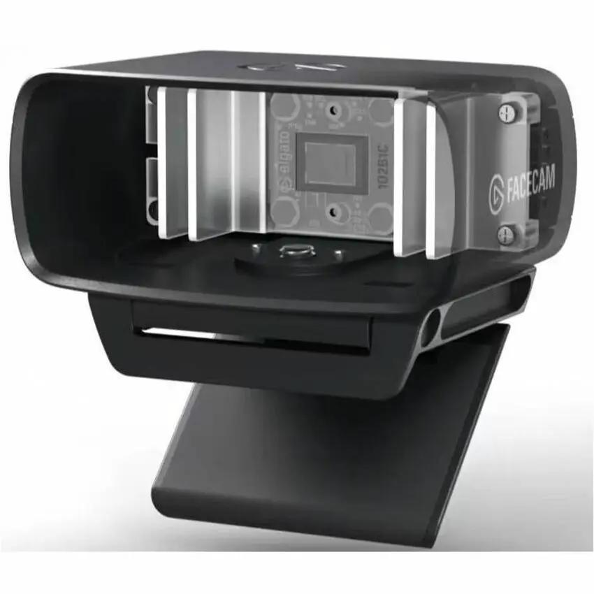 Elgato FaceCam MK.2 webcam mounted on a black adjustable stand