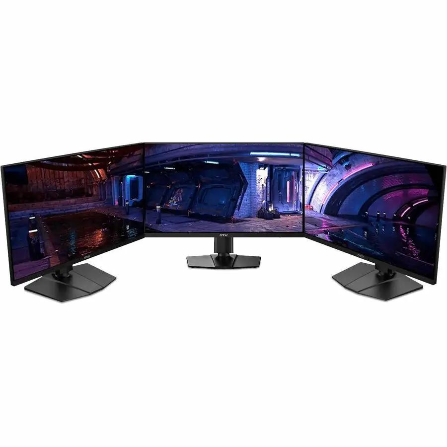 MSI G272QPF E2 27-inch WQHD 180Hz triple-monitor setup