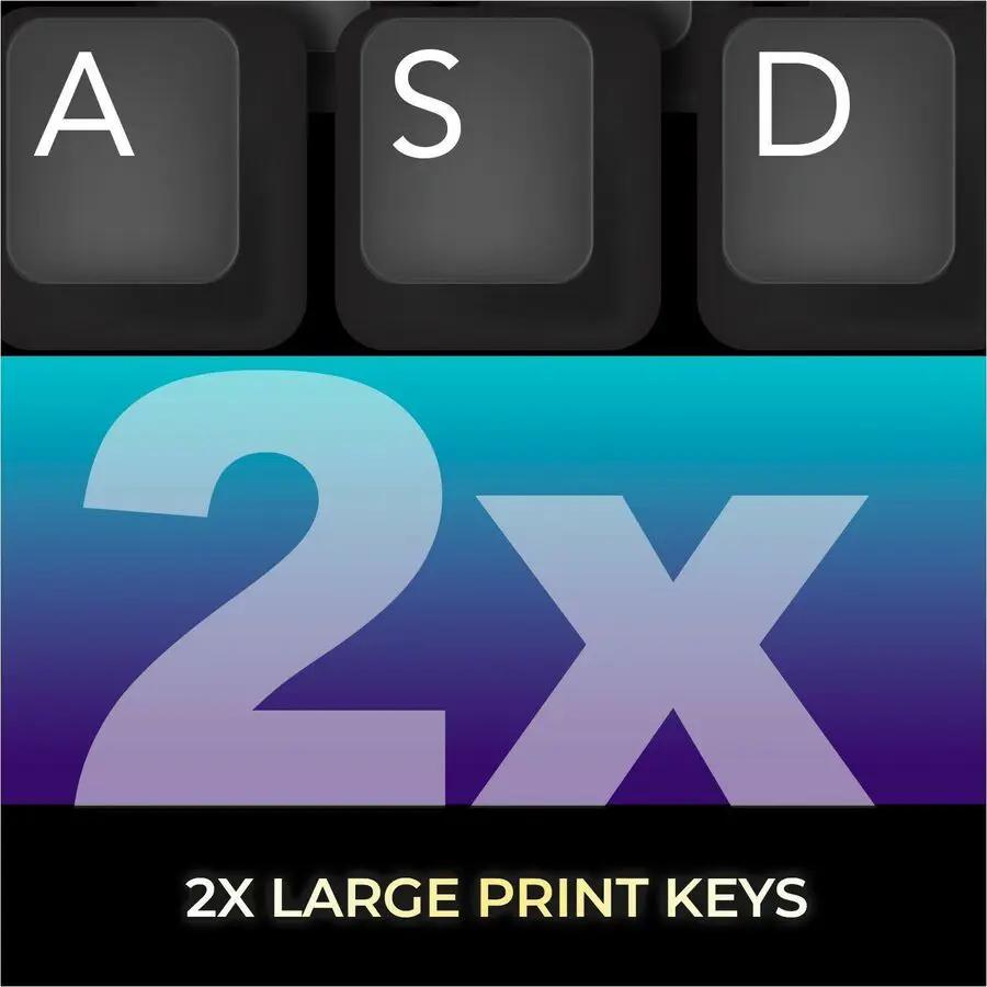 Adesso Multi-OS Mechanical Compact Keyboard With CoPilot AI Hotkey