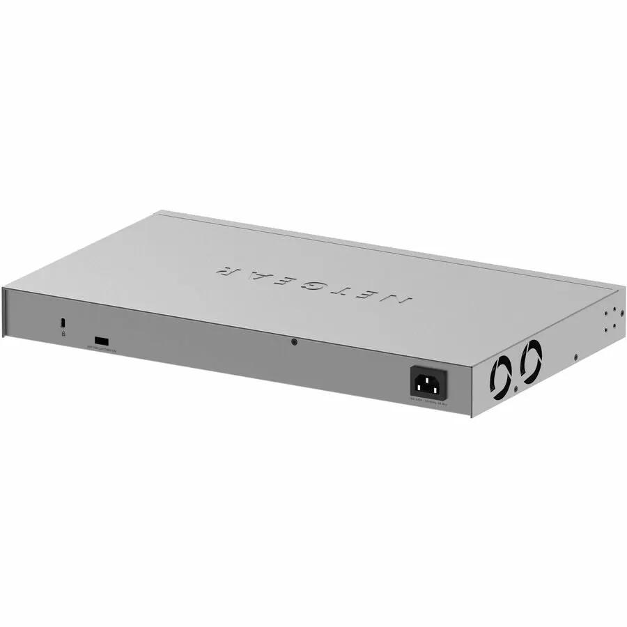 NETGEAR GS728TXPv3 24-Port Gigabit PoE+ Smart Switch, gray metal chassis