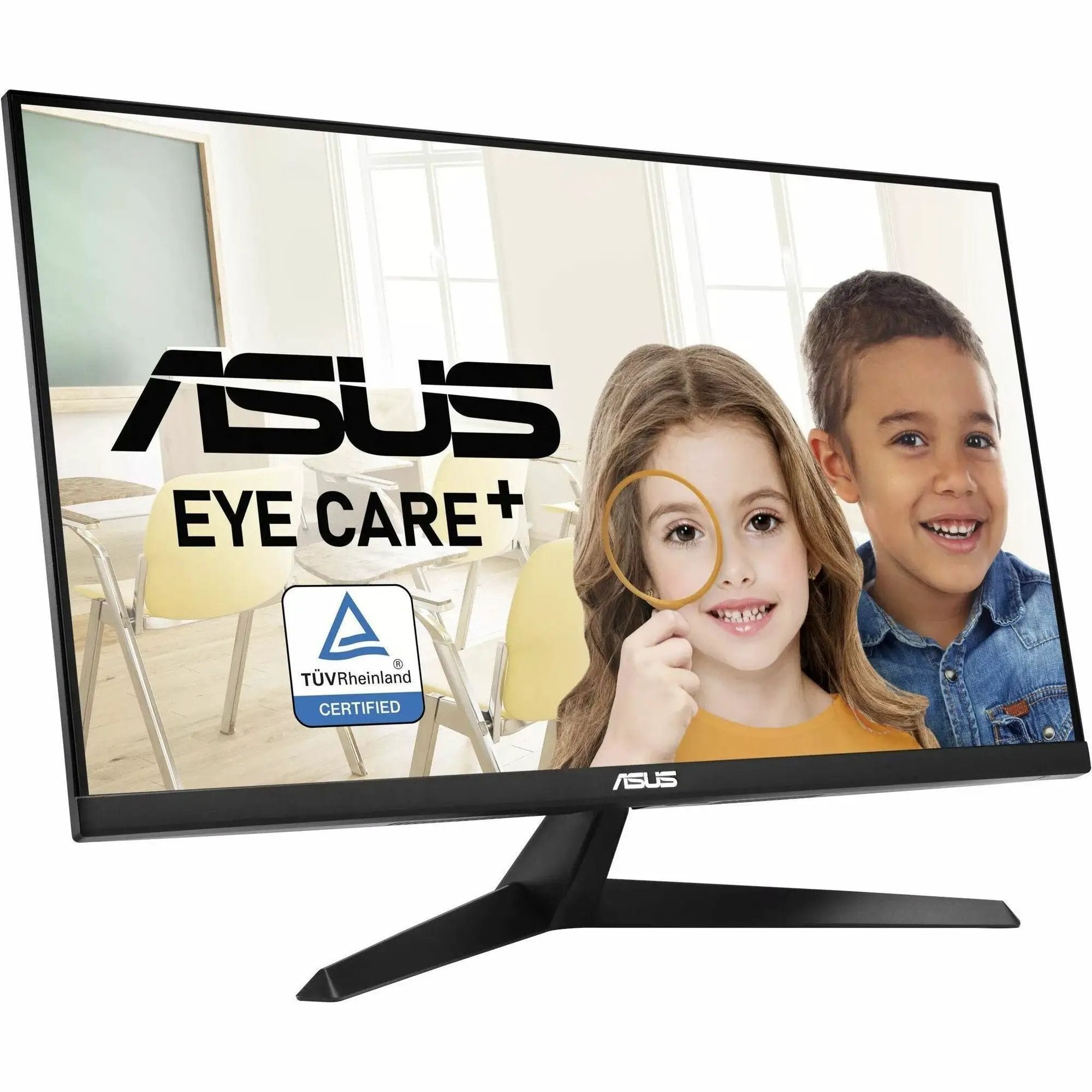 ASUS VY27UQ 27-inch 4K IPS monitor on black stand