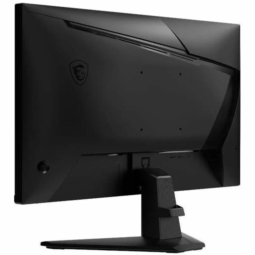 MSI MAG 256F 25-inch FHD gaming monitor rear view in black with MSI logo