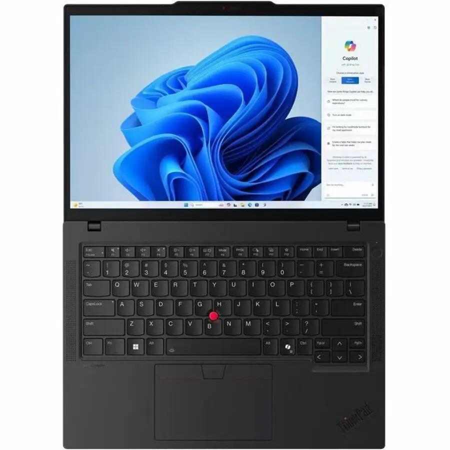 Lenovo ThinkPad T14 Laptop in black with red TrackPoint