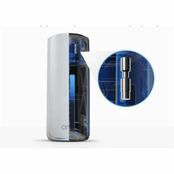 NETGEAR Orbi ORBI7 4-Port Gigabit Wi-Fi 7 router in white/silver