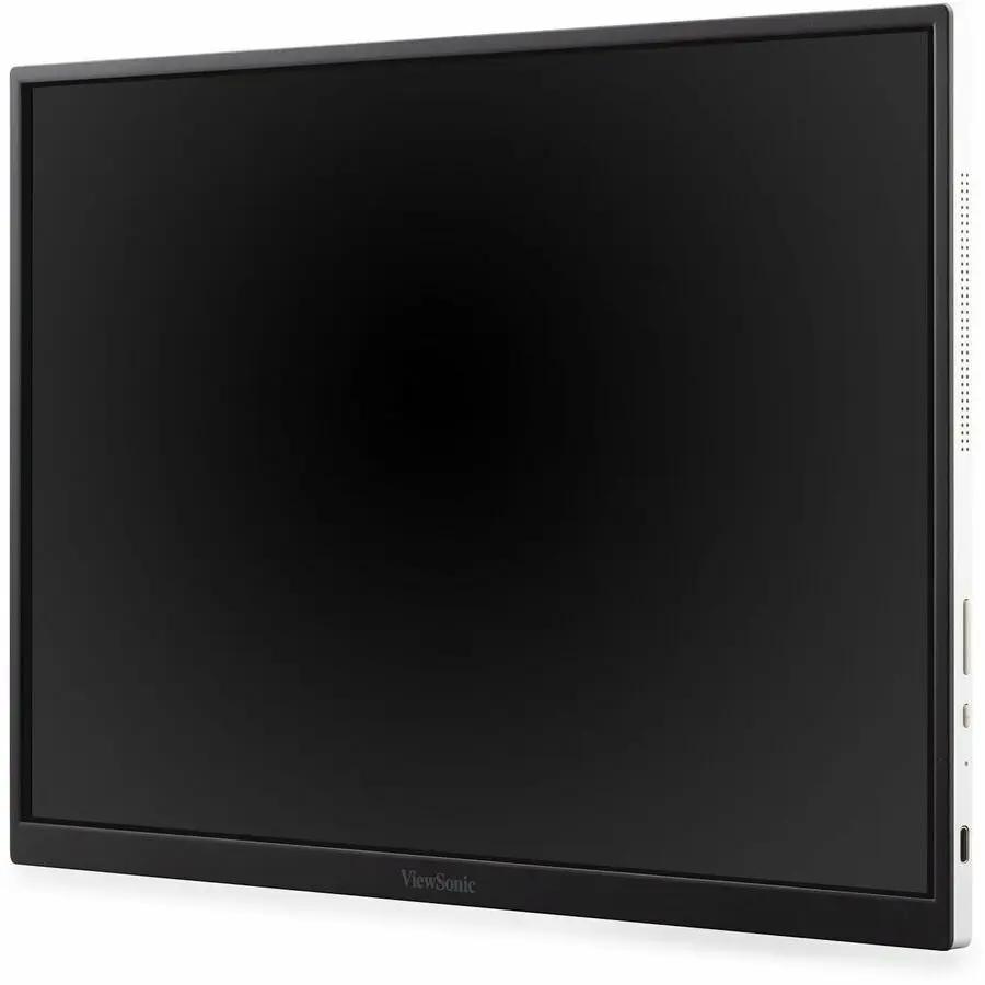 ViewSonic VG1656N 16-inch IPS monitor, black with slim bezel and bottom logo