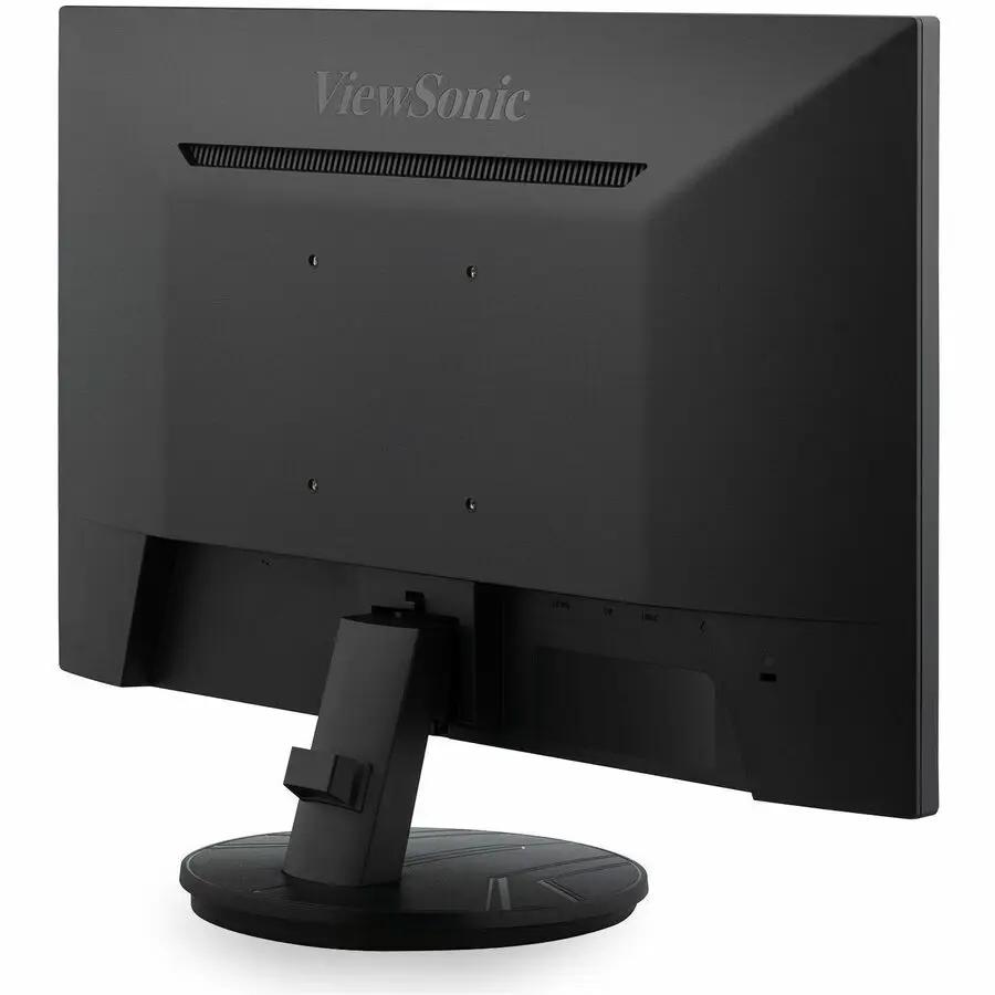 ViewSonic 2416A 24-inch monitor back view on black pedestal stand
