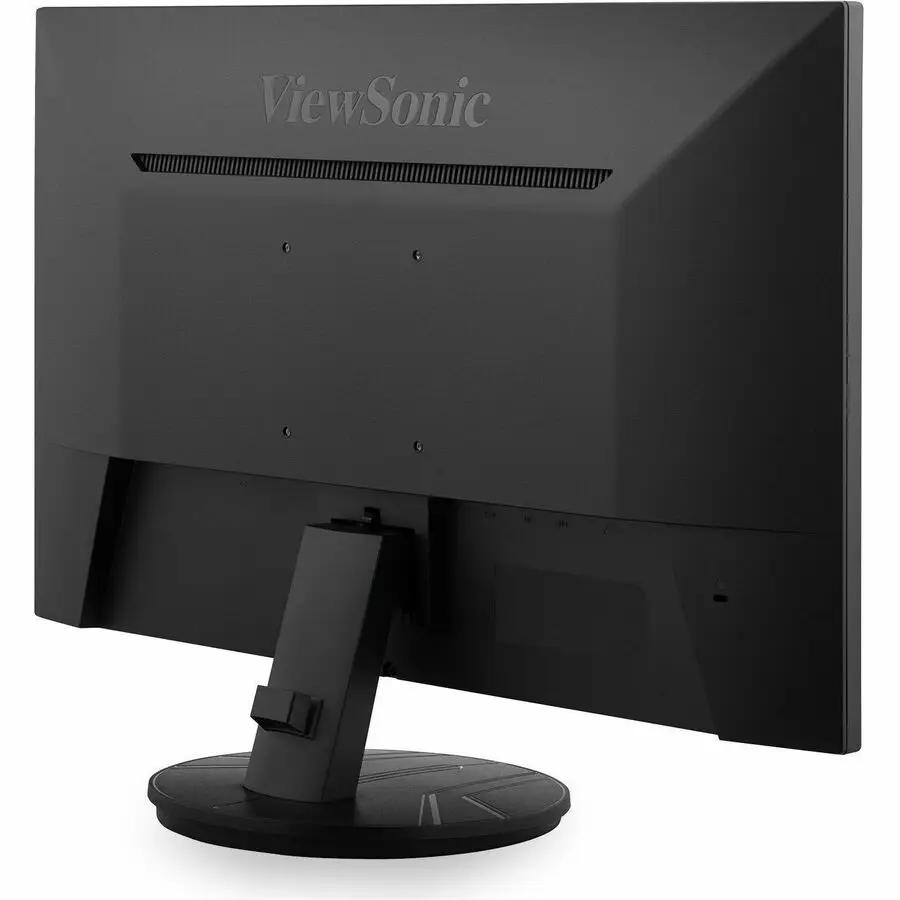 ViewSonic VX2716A 27-inch monitor back view on black pedestal stand, 1080p IPS 120Hz