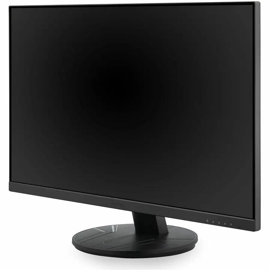 ViewSonic VX2716A 27-inch monitor on circular stand, black.