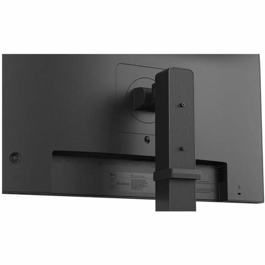 LG 24BA650 24-inch Full HD IPS monitor, rear view with stand