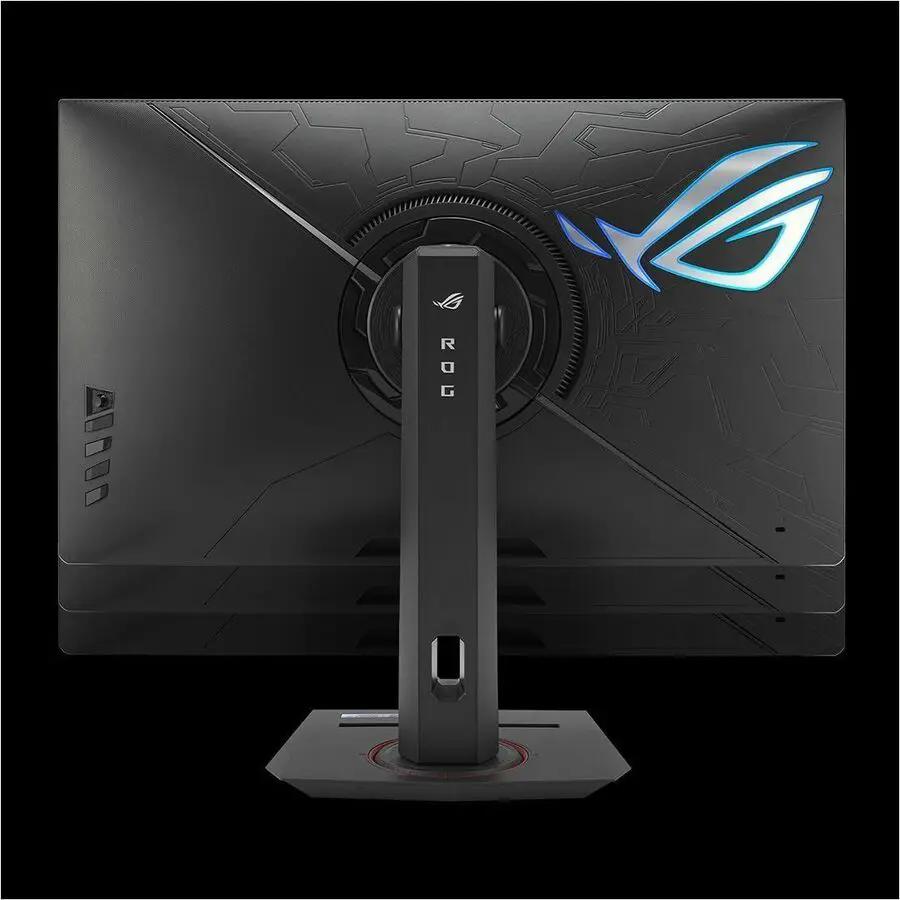 ASUS ROG Strix XG27UCG 27-inch 4K UHD gaming monitor, black with blue ROG logo on the stand.