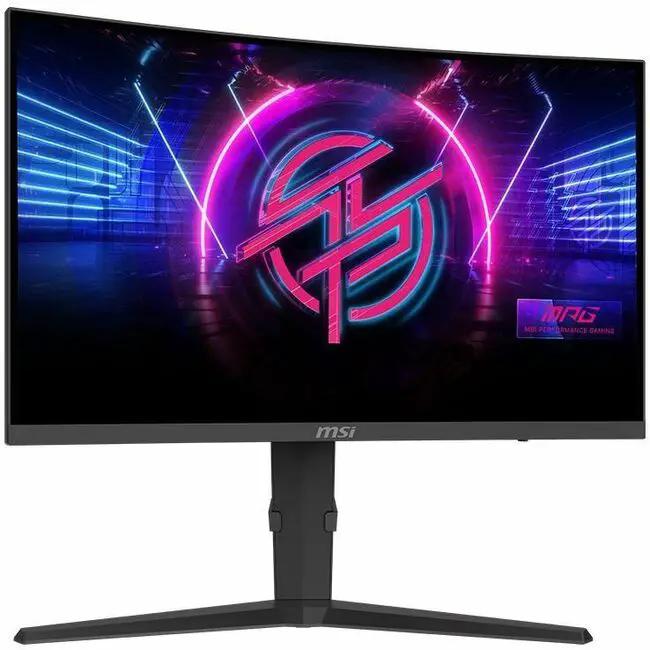 MSI MPG 275CQRXF 27-inch WQHD curved gaming monitor, black with stand