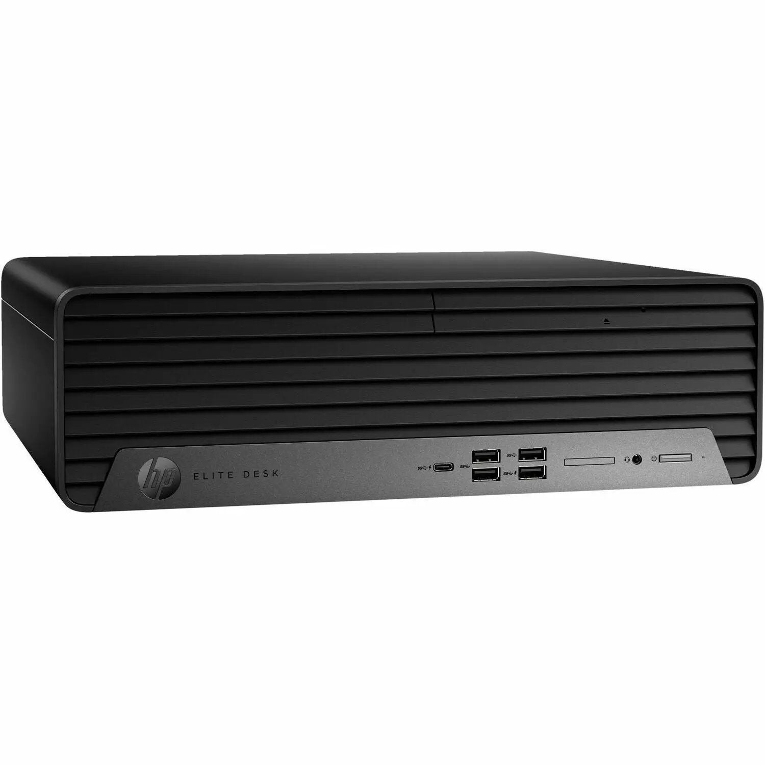 HP EliteDesk 805 G9 SFF desktop computer, black with front USB ports