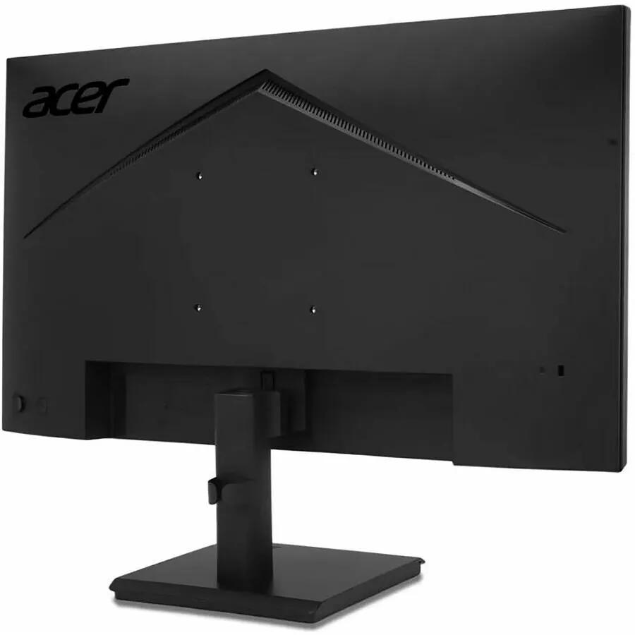 Acer Vero V277G 27-inch monitor, black, rear view on a stand with Acer logo