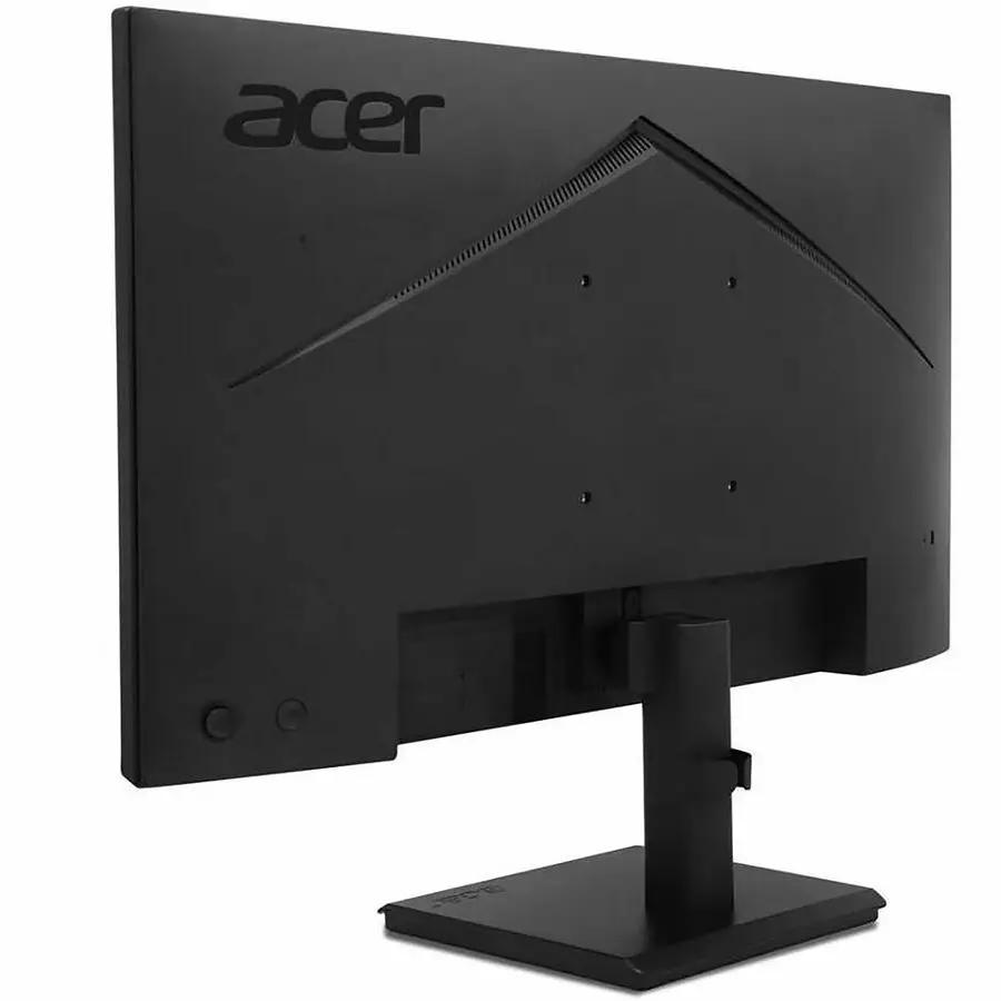Acer Vero V277G 27-inch monitor, black, rear view on stand