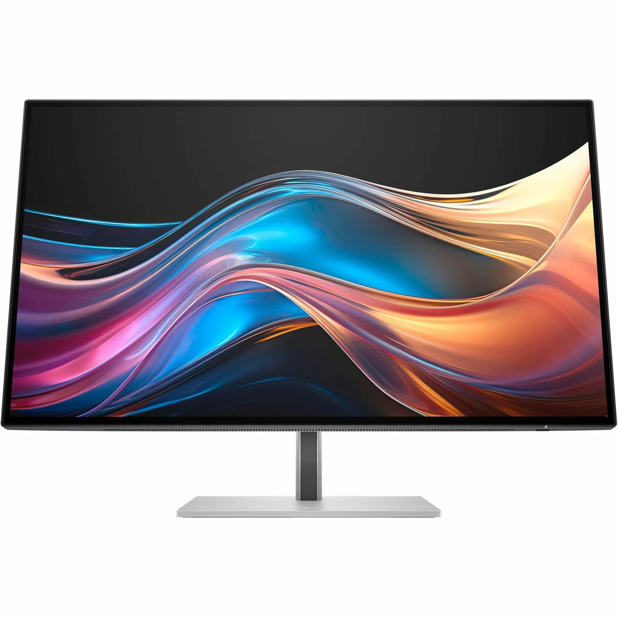 HP 727pq 27-inch WQHD LED monitor in natural silver with slim bezel and metal stand