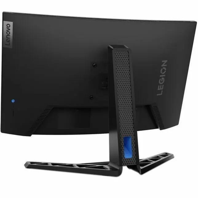 Lenovo Legion R27qc-30 27-inch curved gaming monitor in black with blue stand accent
