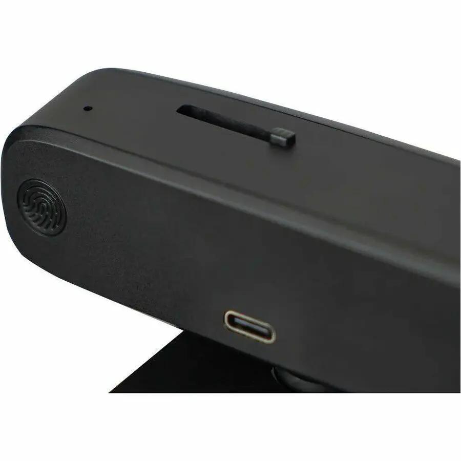 ROCWARE RC08 webcam, black, USB-C port