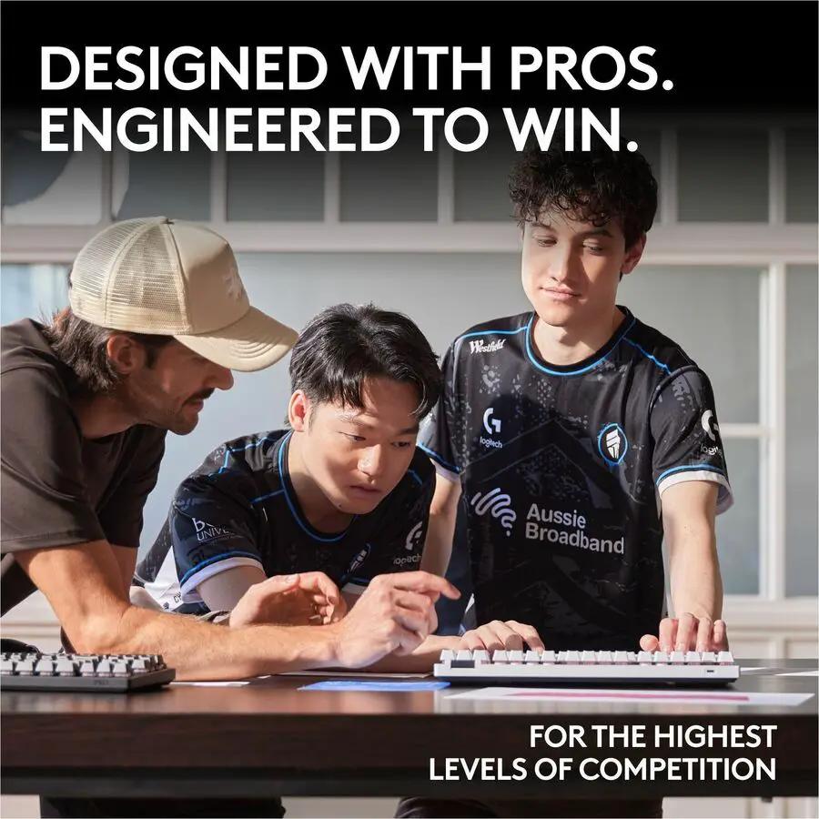 Logitech G PRO X TKL RAPID Tenkeyless Wired Gaming Keyboard With Magnetic Analog Switches, Rapid Trigger Mode, Adjustable Actuation, and Customizable RGB Lighting, Magenta