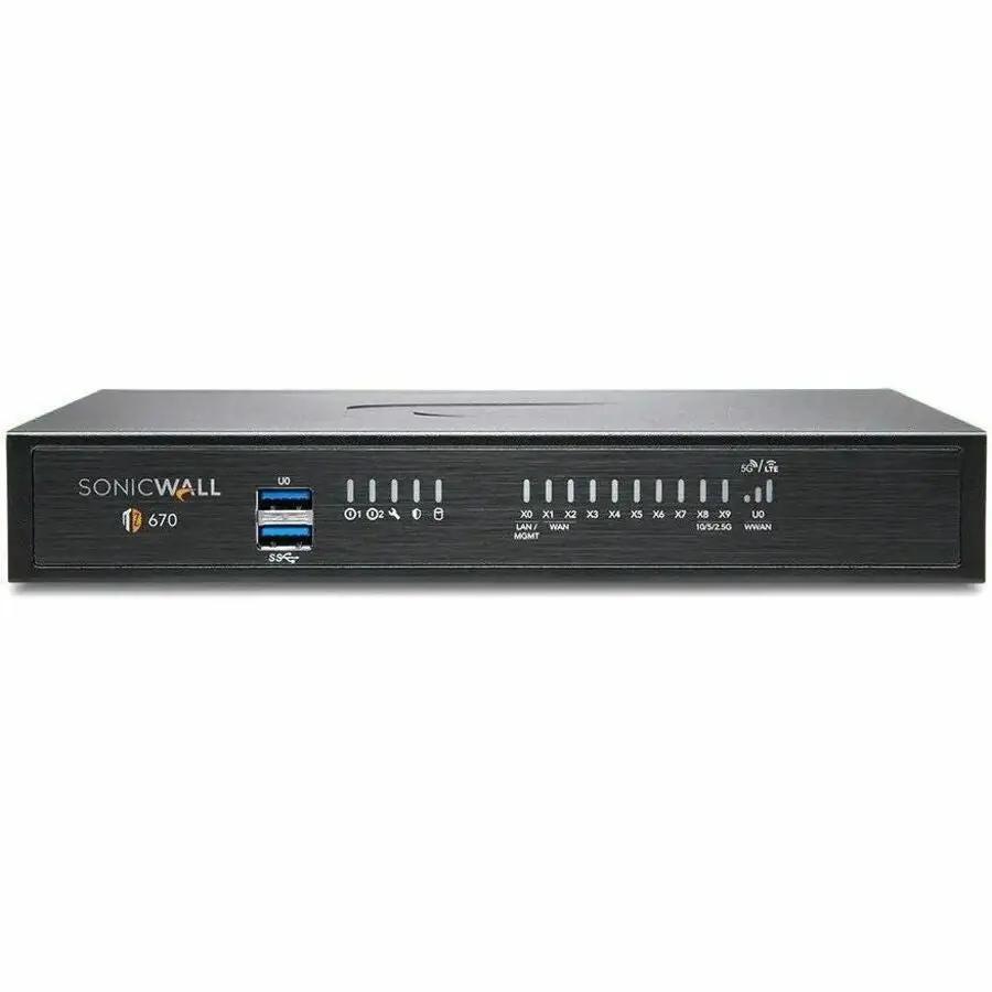 SonicWall TZ670 Network Security/Firewall Appliance