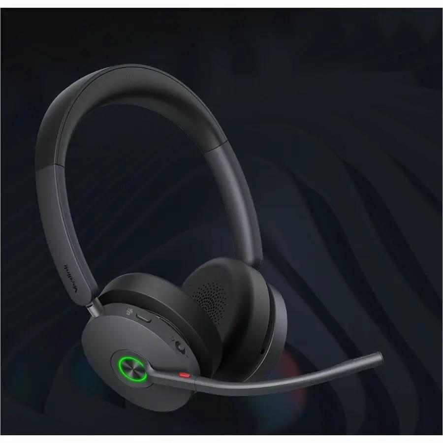 Yealink BH74 UC USB-C A wireless headset, black/gray over-ear design with boom mic