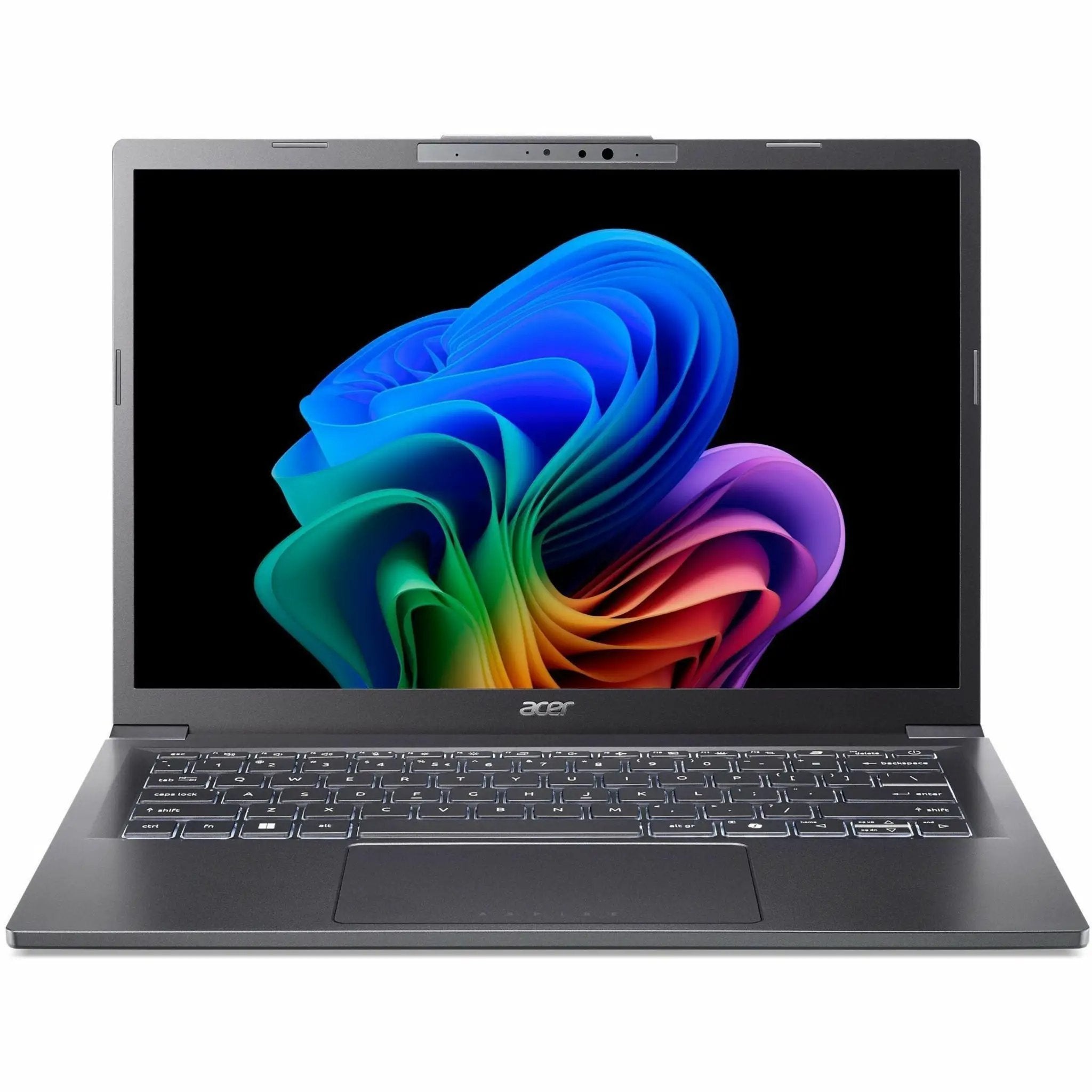 Acer Aspire 14 notebook with dark gray metal chassis and 14-inch display