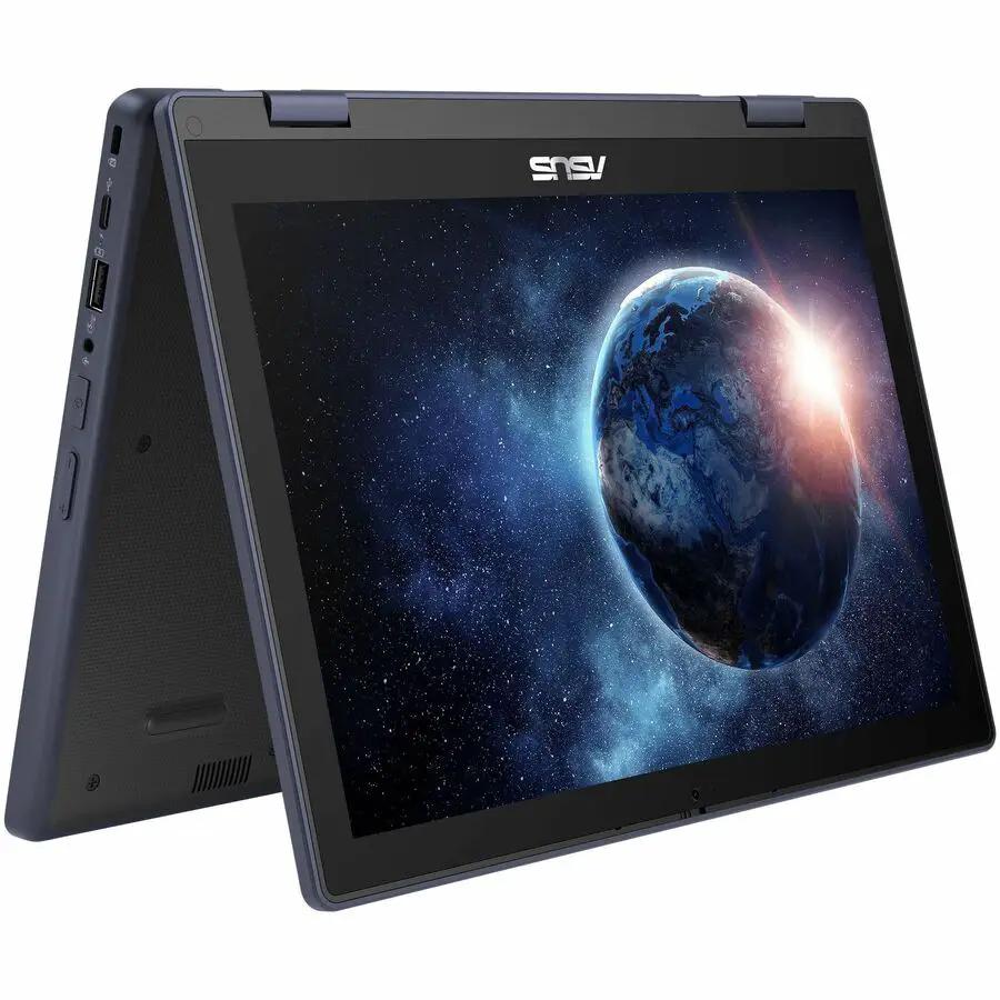 Asus BR1204F Rugged 2-in-1 Notebook, 12.2 in touchscreen, mineral gray