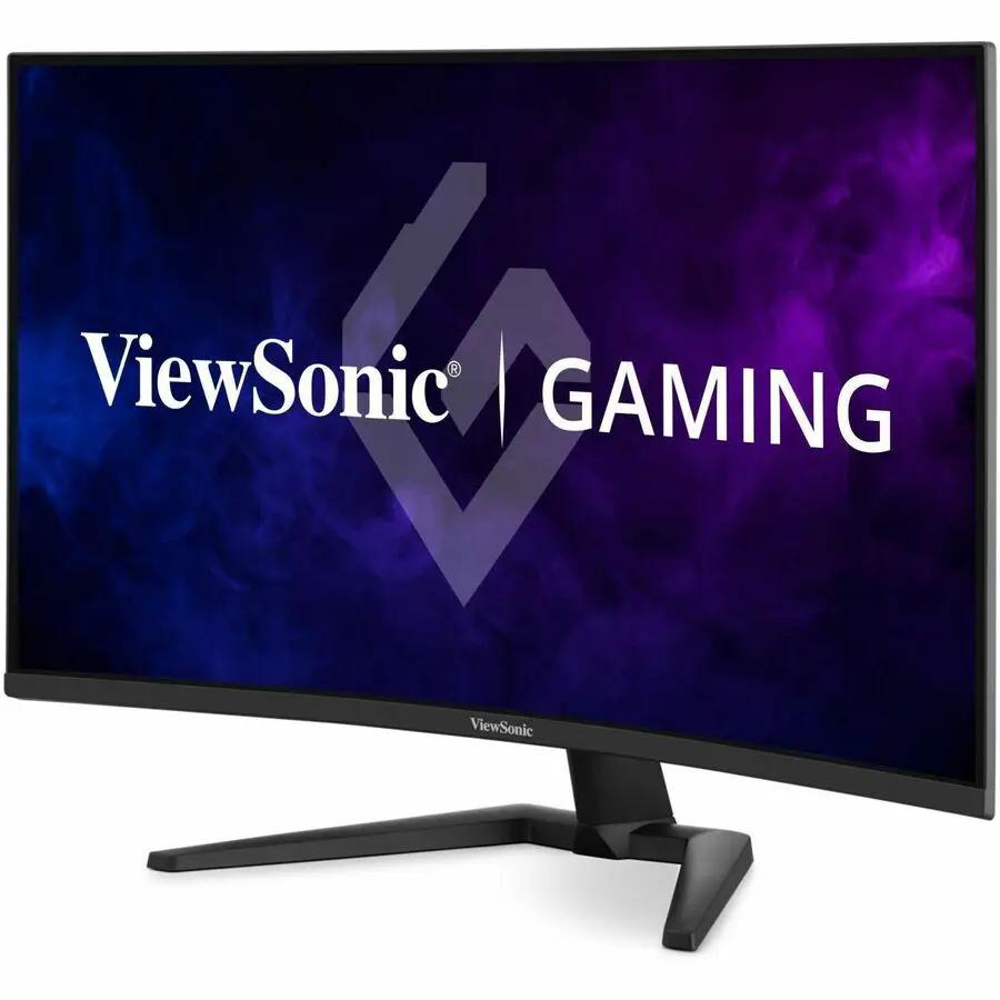 ViewSonic VX3228C2K 32-inch curved gaming monitor in black with stand