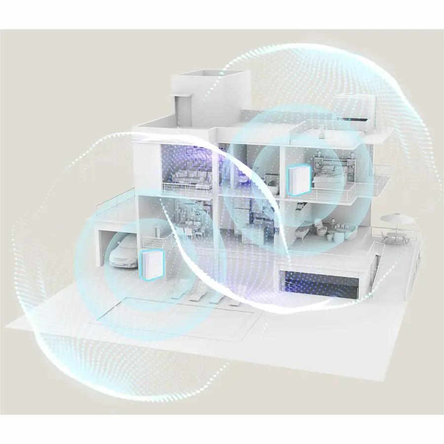 ASUS ZenWiFi BT6 2.5G WiFi7 Tri-Band mesh router system, white