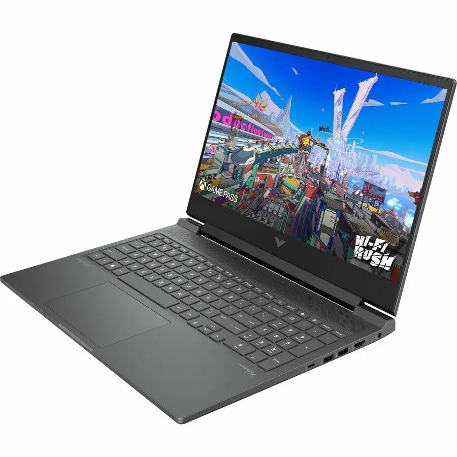 HP Victus 16 gaming laptop in graphite gray with 16GB RAM and 1TB SSD, Intel i7-14650HX