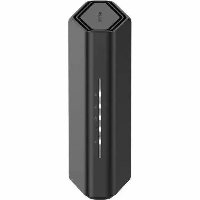 Netgear Nighthawk BE3600 4-port WiFi7 router in black with LED indicators