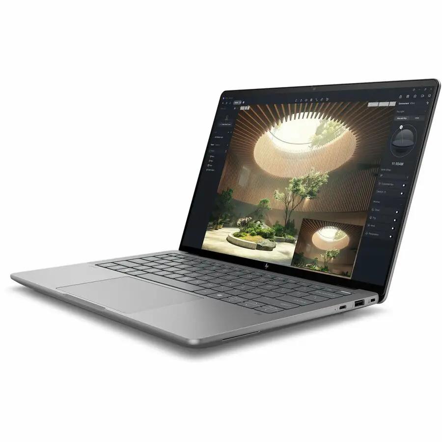 HP ZBook Ultra G1a 14-inch touchscreen laptop in Meteor Silver with 16 GB RAM