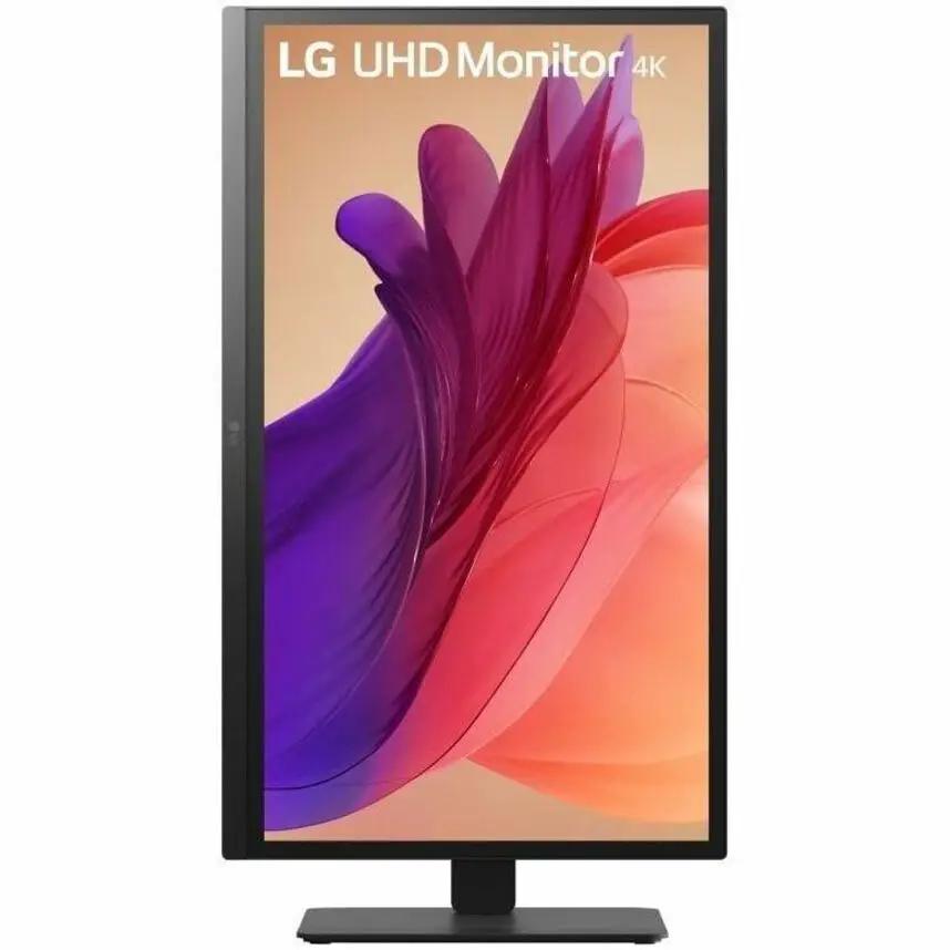 LG 27BA45U 27-inch 4K UHD IPS monitor on a black stand